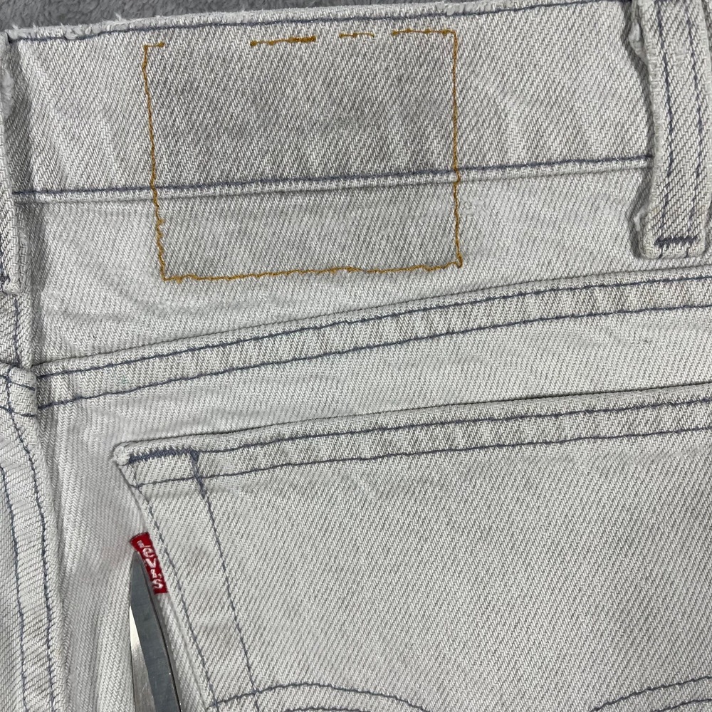 Levis 506 Jeans Mens 32(30)x32(30) White Distressed USA Vintage Straight Leg - Picture 15 of 16